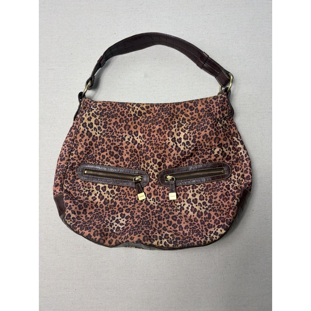 Maxx New York Shoulder Hobo Bag Leopard Print. EUC (C5)